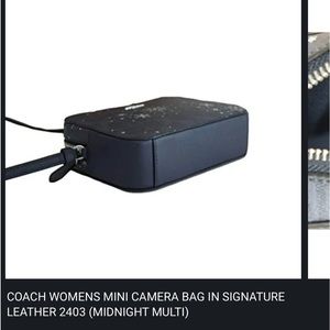 Coach Snowflake Camera Crossbody Purse